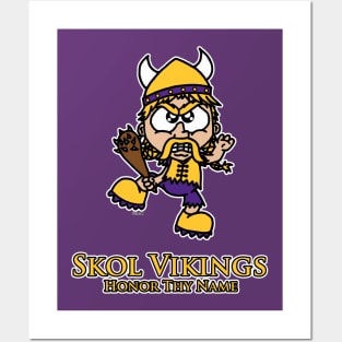 Skol Vikings Posters and Art